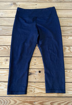 Zyia Active Women’s Crop leggings size 12 Black Sf8 - £15.62 GBP