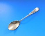 Lap Over Edge Tiffany &amp; Co Sterling Silver Ice Cream Spoon Applied Flowe... - £386.08 GBP