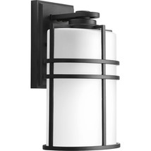 Progress Lighting P6063-31 1 LT Wall Lantern with Etched Glass, 8&quot;, Black - £176.64 GBP