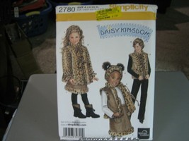 Simplicity Daisy Kingdom 2780 Coat Reverse Vest Skirt Headband Pattern -... - $9.24