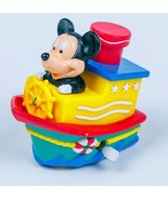 DISNEY MICKEY MOUSE WIND UP TOY BOAT ACTION FIGURE - €3,40 EUR