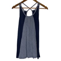 Cabi 5202 Blue Dot Sleeveless Scoop Neck Crossback Tank Top Size XS Women’s - $15.00