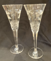 Waterford Crystal Millenium Peace Toasting Champagne Flutes Set of 2 - £56.94 GBP