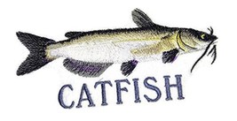 Nature&#39;s Bounty Beautiful Custom Fish Portraits[ Catfish ] Embroidered Iron On/S - £12.29 GBP