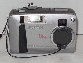 Toshiba PDR M81 4.2MP Digital Camera - Silver Tested Works - $33.80