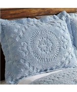 Better Trend Light Baby Blue Standard Size Rio Chenille Sham 21X27 (Single) - $43.69