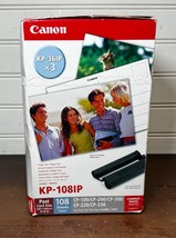 NEW Canon KP-108IP 3 KP-36IP Color Ink Cartridges with 4&quot;x6&quot; Post Cards - $19.95