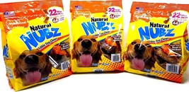 Nylabone Natural Nubz Edible Dog Chews Value Pack Of 66Ct. / 7.8 Lbs. Total (3 X - $50.99