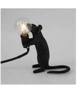 Halloween Standing Rat Night Light Gothic Grunge Party Office Lamp Black... - $29.05