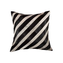 HomeRoots 316854 18 x 18 in. Cowhide Pillow - Black &amp; Natural - £150.04 GBP