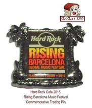 Hard Rock Cafe 2015 Rising Barcelona STAFF Trading Pin - $49.95