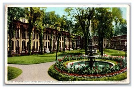 United States Hotel Court Saratoga Springs NY Detroit Publishing DB Postcard H22 - £1.54 GBP