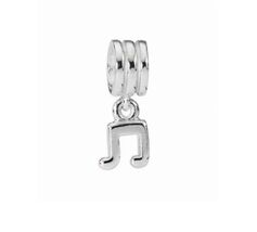 Authentic Pandora Sterling Silver Dangle Music Note Bead Charm 790183 - $14.11