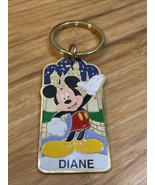 VintageDisney Disneyland Name Diana Mickey Mouse Keychain  KG JD - €12,89 EUR