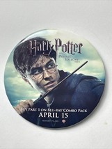 Harry Potter Deathly Hollows Button Movie Theater Memorabilia - £3.19 GBP