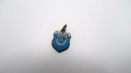 Vintage Sverige Sweden 835 Silver Enamel Bracelet Charm 1.8cm NB9 - $29.70