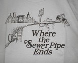 TeeFury Teenage YOUTH XL &quot;Where the Sewer Pipe Ends&quot; Mutant Ninja Turtle... - $13.00