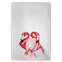 Betsy Drake Two Flamingos Guest Towel - £27.23 GBP