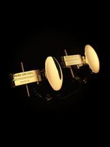 James Michael Gold Plated Cigar Ashtray Rests -New-Made in France image 4