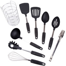 Gibson Chef&#39;s Better Basics 9-Piece Utensil Set with Round Shape Wire Caddy - $46.15