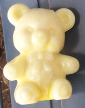 Yellow slag glass Boyd art glass Fuzzy Bear - £19.53 GBP