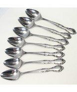 Hampton Court Teaspoons 6 1/2&quot; Stainless Lot of 7 - $42.58 CAD