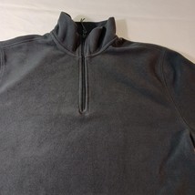 St John's Bay Men's Gray Size Large Long Sleeve Quarter Zip Pullover Sweatshirt image 4
