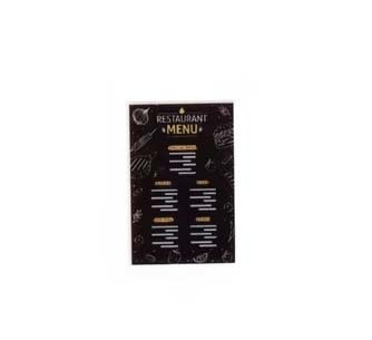 Building Restaurant Menu Black Printed Piece Minifigure Custom - LEGO ...