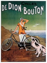 3563.Vintage Poster.De Dion-Bouton Bicycle.Art Decor.Decor Designer Heaven - £12.74 GBP+