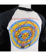 VTG Elvis Costello Punch The Clock Tour Concert 83 White Raglan T-Shirt ... - $682.29 CAD