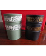 “Wedgwood” Cigarette Covered Holder Jasperware Trinket Green Black Box P... - $240.70 CAD