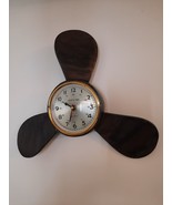 Metal Wall Clock Blackish Industrial Retro Fan Home Art Rustic Fun decor - £63.40 GBP