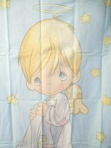 FABRIC NEW Precious Moments Quilt Panel Angel Baby Boy Blue Other Pastels $12.95 - £10.17 GBP