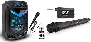 Pyle 800W Portable Bluetooth PA Speaker System with Built-in Rechargeabl... - $253.99