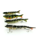 Realistic Swimming Fishing Lure Swim bait Multi Jointed Crank 6 Segments... - $299.33 MXN