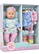 NIB-Dream Collection My Lil Wardrobe 14” Soft Body Baby Doll with Accessories - £36.93 GBP