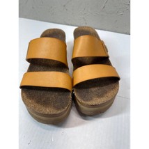 Reef Women&#39;s Cushion Vista Higher Sandals Platform CHESTNUT Size 10 - $652.13 MXN