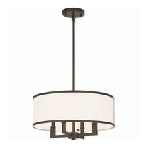 Livex Four Light Pendant Chandelier Bronze - $9,844.14 MXN