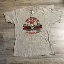 Vintage NCAA March Madness 2005 Sweet Sixteen Wisconsin T-Shirt - Size L Large - £8.72 GBP