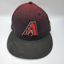 Arizona Diamondbacks Hat Cap New Authentic 59FIFTY Low Profile On Field sz 6 7/8 - £10.20 GBP