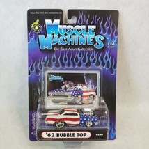 2002 Original Muscle Machines  Stars &amp; Stripes ‘62 Bubble Top  #02-81 - $4.94