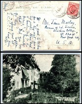 1927 ITALY Post Card - Hotel Du Parc, Florence to Teachers College, New York Q15 - £1.57 GBP