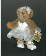 Ganz Ballerina Bear 10 Inches Brown Bear White Tutu - £11.63 GBP