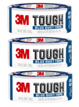 3M Duct Tape General Purpose Utility Blue Rubberized Duct Tape 3 Pack - £20.71 GBP