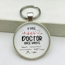 Smart Doctor Keychain &quot; A Wise Doctor once wrote...&quot;   Makes a great gift ! - £4.71 GBP