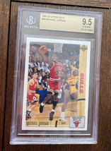 1991-92 Upper Deck Michael Jordan #44  BGS 9.5 Gem Mint Graded Basketball Card - £70.79 GBP