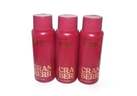 Victoria&#39;s Secret PINK Cranberry Glow Boosting Body Wash Lot of 3 - £28.60 GBP