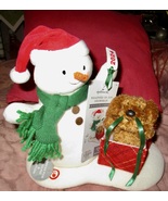 HALLMARK 2024 SNOWMAN &amp; DOG WRAPPED IN JOY Animated JINGLE PALS NEW w/ T... - $24.95