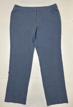 Worthington Modern Fit Blue Dress Pants Women Size 16 (Measure 36x32) - £5.24 GBP