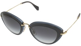 Miu Miu Sunglasses Women Transparent Black Oval MU 51RS 1AB5D1 - £178.63 GBP